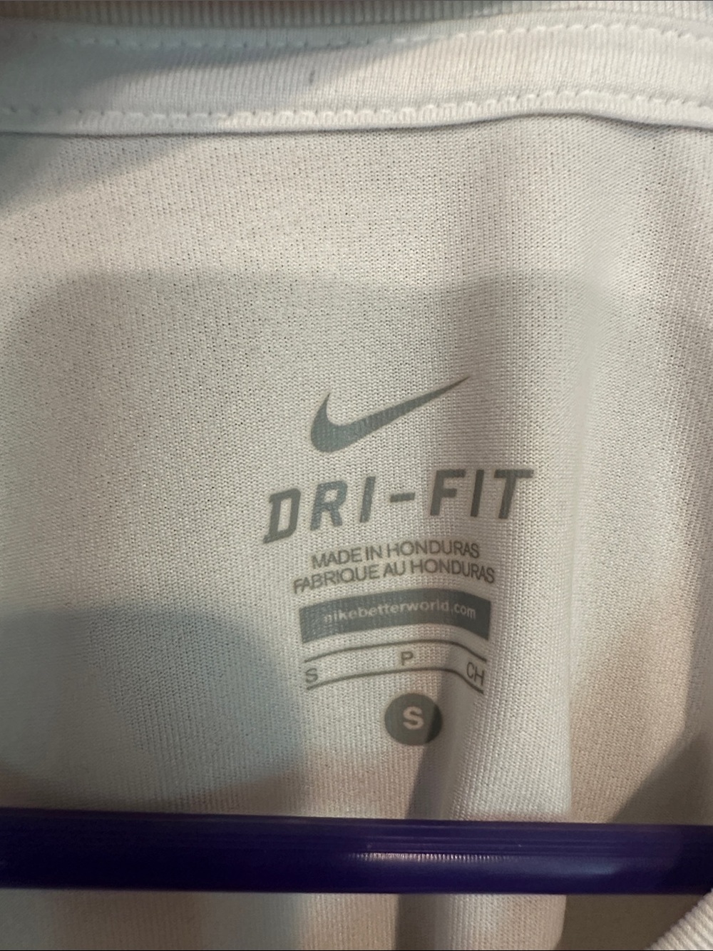 Nike Women's White Long-Sleeve Dri-FIT Top - Picture 2 of 7